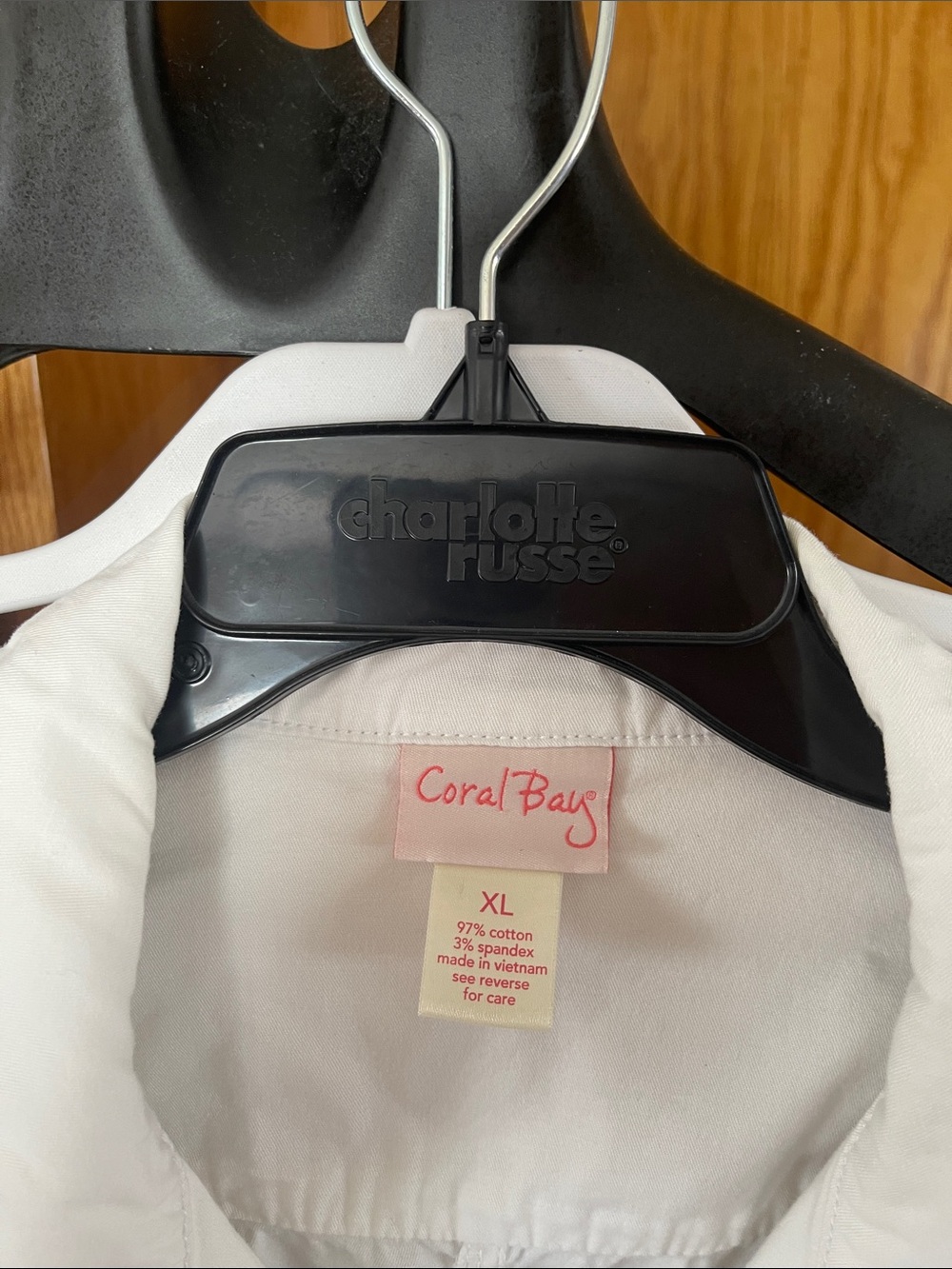 Coral Bay White Denim Jacket with Button-Front XL white - Picture 2 of 9